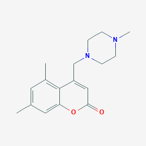5,7-dimethyl-4-((4-methylpiperazin-1-yl)methyl)-2H-chromen-2-one