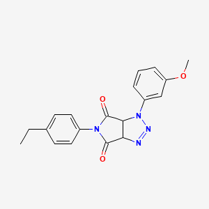 5-(4-ethylphenyl)-1-(3-methoxyphenyl)-1,6a-dihydropyrrolo[3,4-d][1,2,3]triazole-4,6(3aH,5H)-dione