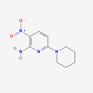 3-Nitro-6-(piperidin-1-yl)pyridin-2-amine