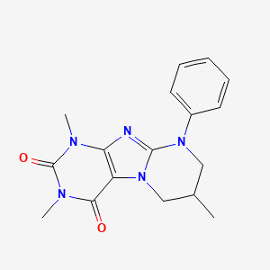 1,3,7-trimethyl-9-phenyl-7,8-dihydro-6H-purino[7,8-a]pyrimidine-2,4-dione