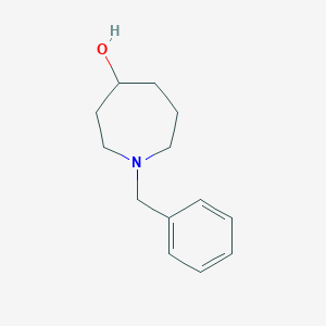 molecular formula C13H19NO B025459 1-苄基氮杂环戊烷-4-醇 CAS No. 109162-29-0