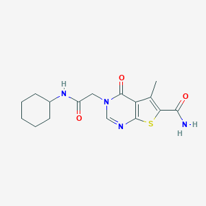molecular formula C16H20N4O3S B254590 MFCD07189535 
