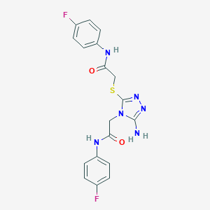 molecular formula C18H16F2N6O2S B254591 MFCD06005583 