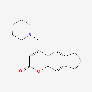4-(piperidin-1-ylmethyl)-7,8-dihydrocyclopenta[g]chromen-2(6H)-one