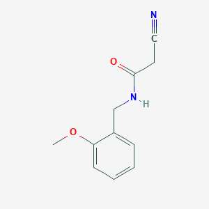 2-cyano-N-(2-methoxybenzyl)acetamide