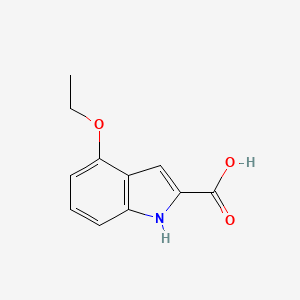 molecular formula C11H11NO3 B2546004 4-Ethoxy-1H-indole-2-carboxylic acid CAS No. 29970-01-2