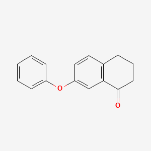 molecular formula C16H14O2 B2546023 7-Phenoxy-1,2,3,4-tetrahydronaphthalen-1-one CAS No. 151453-21-3