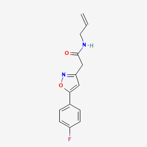 B2546060 N-allyl-2-(5-(4-fluorophenyl)isoxazol-3-yl)acetamide CAS No. 953155-91-4