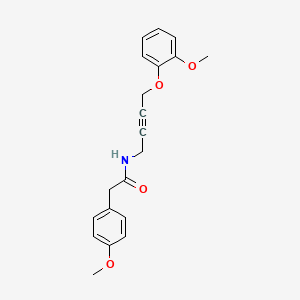 N-(4-(2-methoxyphenoxy)but-2-yn-1-yl)-2-(4-methoxyphenyl)acetamide