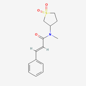 N-(1,1-dioxidotetrahydro-3-thienyl)-N-methyl-3-phenylacrylamide