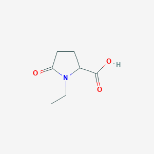 B2546161 1-Ethyl-5-oxopyrrolidine-2-carboxylic acid CAS No. 1001390-60-8
