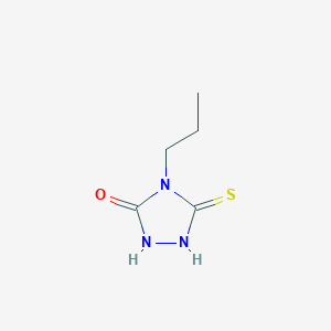 4-propyl-5-sulfanyl-4H-1,2,4-triazol-3-ol