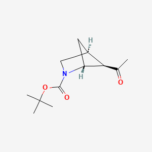 (1r,4s,5r)-Rel-5-acetyl-2-boc-2-azabicyclo[2.1.1]hexane