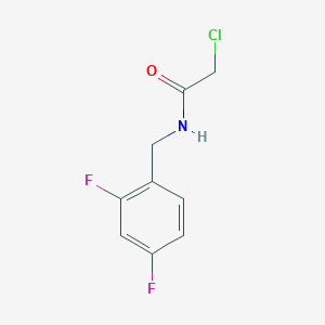 2-chloro-N-(2,4-difluorobenzyl)acetamide