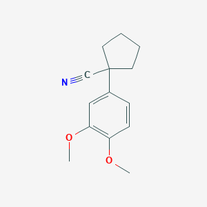 1-(3,4-Dimethoxyphenyl)cyclopentane-1-carbonitrile