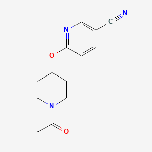 6-((1-Acetylpiperidin-4-yl)oxy)nicotinonitrile
