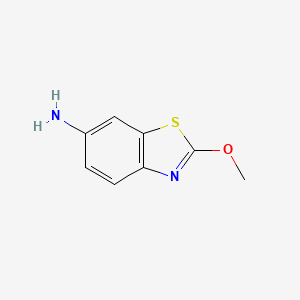 molecular formula C8H8N2OS B2546331 2-Methoxy-1,3-benzothiazol-6-amine CAS No. 77563-27-0