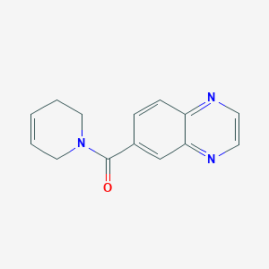 molecular formula C14H13N3O B2546348 6-(1,2,3,6-tetrahydropyridine-1-carbonyl)quinoxaline CAS No. 154235-82-2