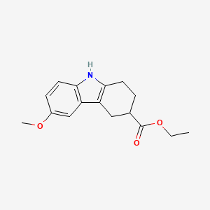 B2546416 ethyl 6-methoxy-2,3,4,9-tetrahydro-1H-carbazole-3-carboxylate CAS No. 628294-72-4