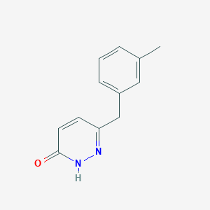 molecular formula C12H12N2O B2546459 6-(3-Methylbenzyl)-3-pyridazinol CAS No. 339008-34-3