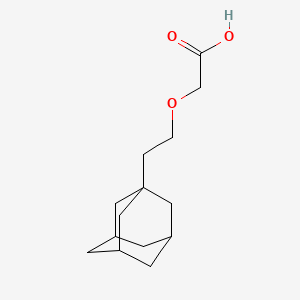 [2-(1-Adamantyl)ethoxy]acetic acid