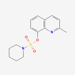 2-Methyl-8-quinolyl piperidinesulfonate