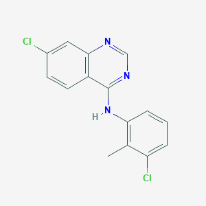 7-chloro-N-(3-chloro-2-methylphenyl)quinazolin-4-amine