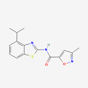 N-(4-isopropylbenzo[d]thiazol-2-yl)-3-methylisoxazole-5-carboxamide