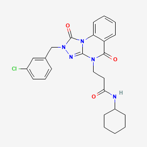 N-[2-(ethylsulfonyl)-1,3-benzothiazol-6-yl]-4-fluoro-3-methylbenzenesulfonamide