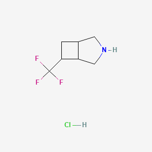 6-(Trifluoromethyl)-3-azabicyclo[3.2.0]heptane;hydrochloride