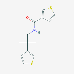 N-(2-methyl-2-(thiophen-3-yl)propyl)thiophene-3-carboxamide