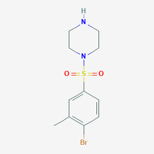 1-[(4-Bromo-3-methylphenyl)sulfonyl]piperazine