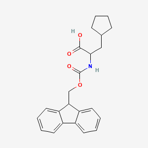 Fmoc-beta-cyclopentyl-DL-alanine