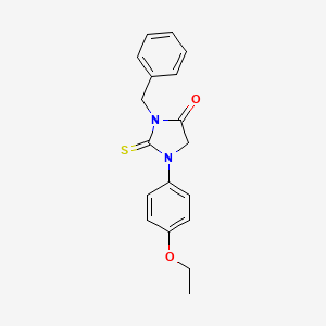 3-Benzyl-1-(4-ethoxyphenyl)-2-thioxoimidazolidin-4-one
