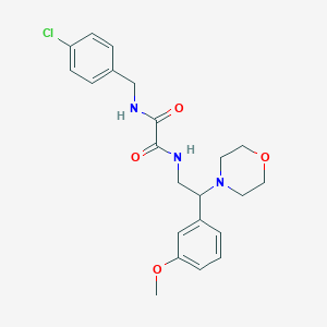N1-(4-chlorobenzyl)-N2-(2-(3-methoxyphenyl)-2-morpholinoethyl)oxalamide
