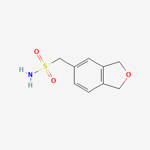 molecular formula C9H11NO3S B2546727 (1,3-Dihydro-2-benzofuran-5-yl)methanesulfonamide CAS No. 1566001-07-7