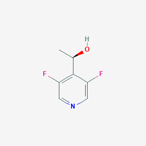 molecular formula C7H7F2NO B2546758 (1R)-1-(3,5-Difluoropyridin-4-yl)ethanol CAS No. 2166176-54-9