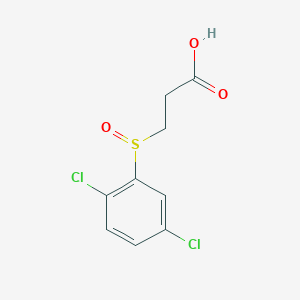 3-(2,5-Dichlorobenzenesulfinyl)propanoic acid