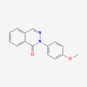 molecular formula C15H12N2O2 B2546892 2-(4-methoxyphenyl)phthalazin-1(2H)-one CAS No. 36710-93-7