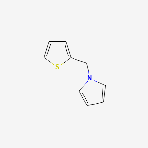 molecular formula C9H9NS B2546911 1-[(thiophen-2-yl)methyl]-1H-pyrrole CAS No. 59303-11-6