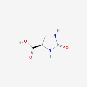 molecular formula C4H6N2O3 B2546993 (R)-2-Oxoimidazolidine-4-carboxylic Acid CAS No. 214767-15-4