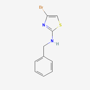 molecular formula C10H9BrN2S B2547012 N-Benzyl-4-bromo-1,3-thiazol-2-amine CAS No. 1503590-26-8