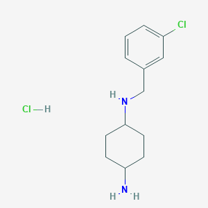 N1-(3-Chlorobenzyl)cyclohexane-1,4-diamine hydrochloride