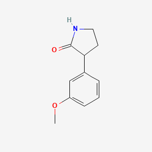 3-(3-Methoxyphenyl)pyrrolidin-2-one