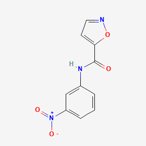 molecular formula C10H7N3O4 B2547029 N-(3-nitrophenyl)isoxazole-5-carboxamide CAS No. 941957-54-6
