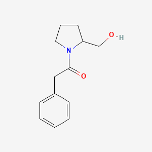 1-[2-(Hydroxymethyl)pyrrolidin-1-yl]-2-phenylethan-1-one