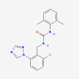 N-[2-chloro-6-(1H-1,2,4-triazol-1-yl)benzyl]-N'-(2,6-dimethylphenyl)urea