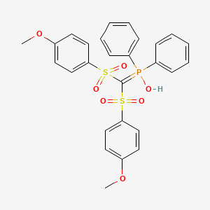 (Bis((4-methoxyphenyl)sulfonyl)methylene)(hydroxy)diphenylphosphorane
