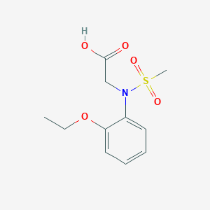 N-(2-Ethoxyphenyl)-N-(methylsulfonyl)glycine