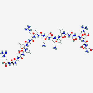 molecular formula C94H171N31O28 B025472 Preproatrial natriuretic factor (104-123) CAS No. 107814-71-1